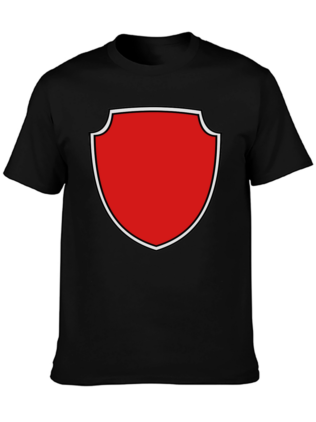 Shield Graphic Tee - Bold & Stylish Black T-Shirt
