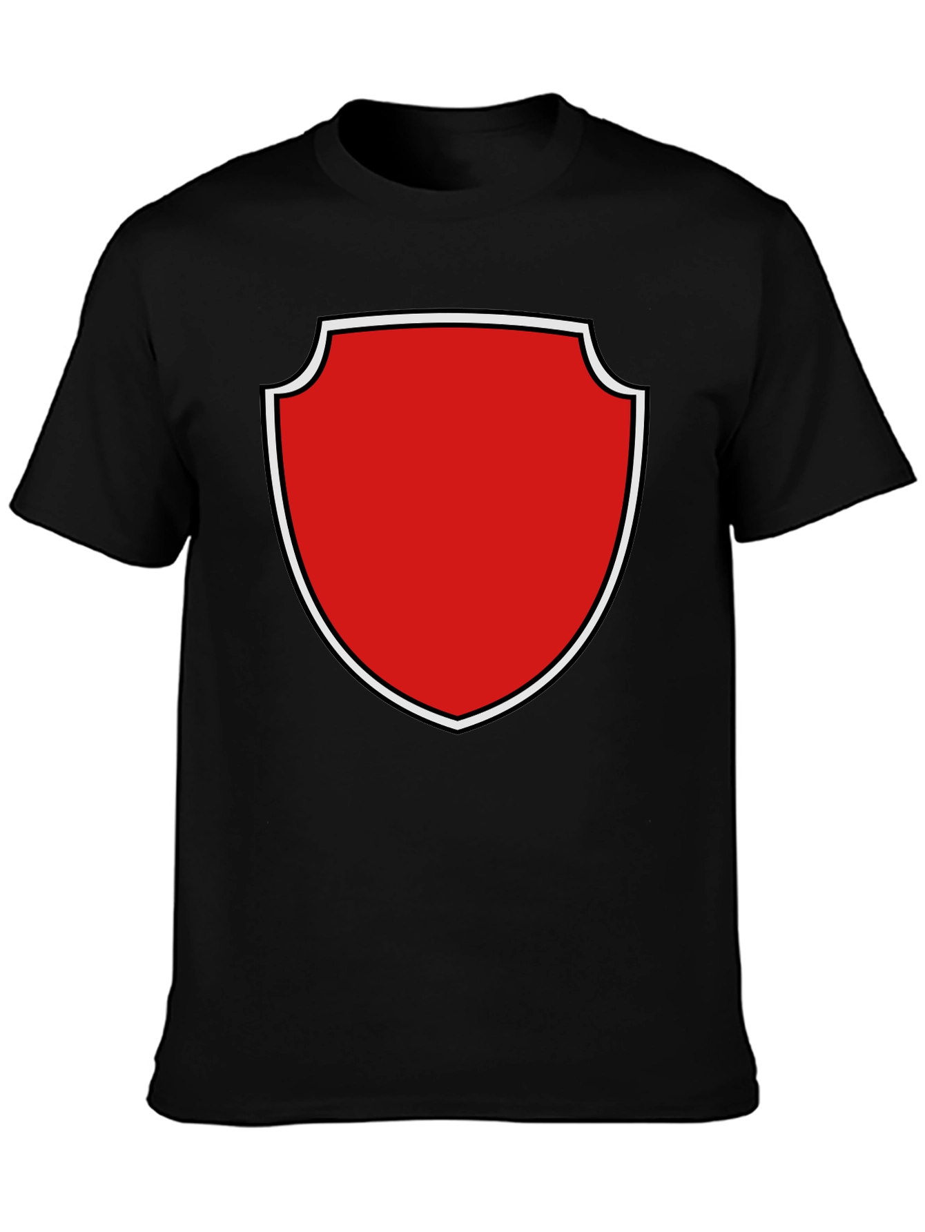 Shield Graphic Tee - Bold & Stylish Black T-Shirt
