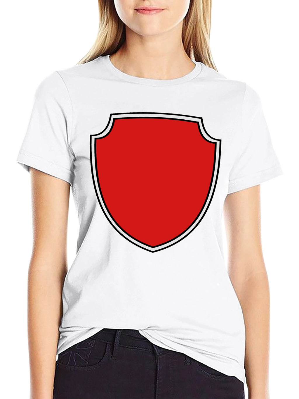 Shield Graphic Tee - Bold & Stylish Black T-Shirt