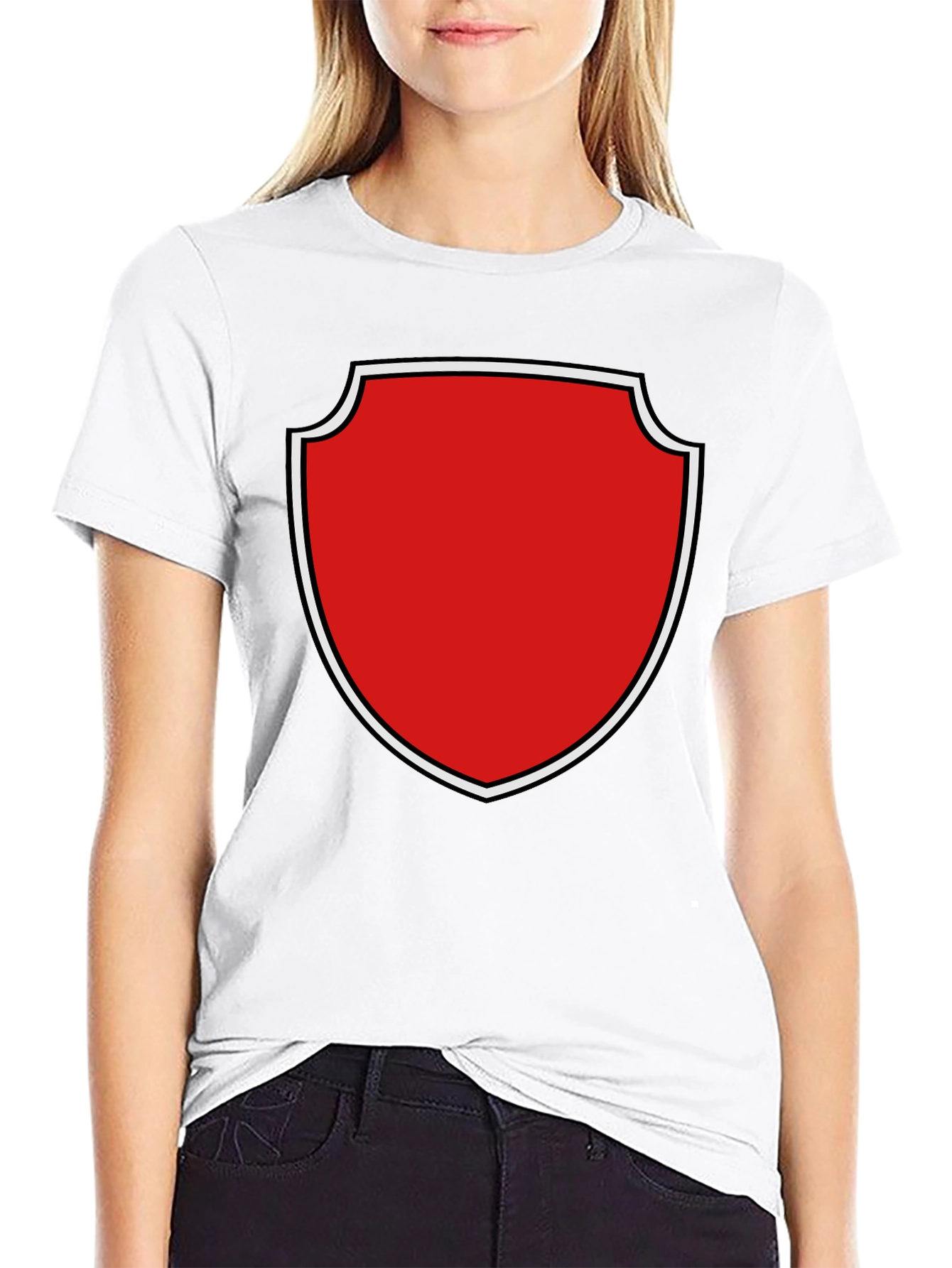Shield Graphic Tee - Bold & Stylish Black T-Shirt
