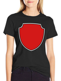 Shield Graphic Tee - Bold & Stylish Black T-Shirt