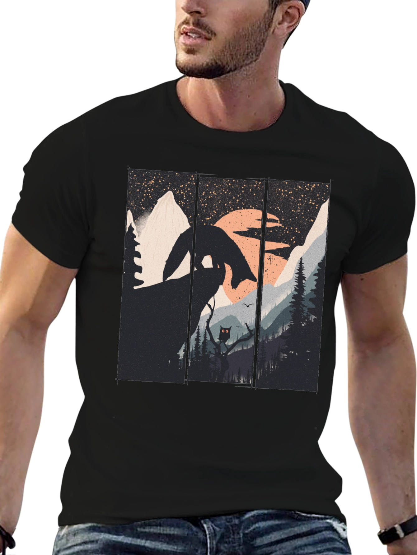 Nature Fox Graphic Tee - Unique Design