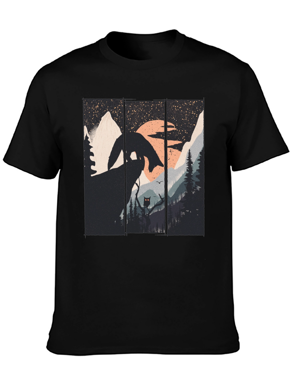 Nature Fox Graphic Tee - Unique Design