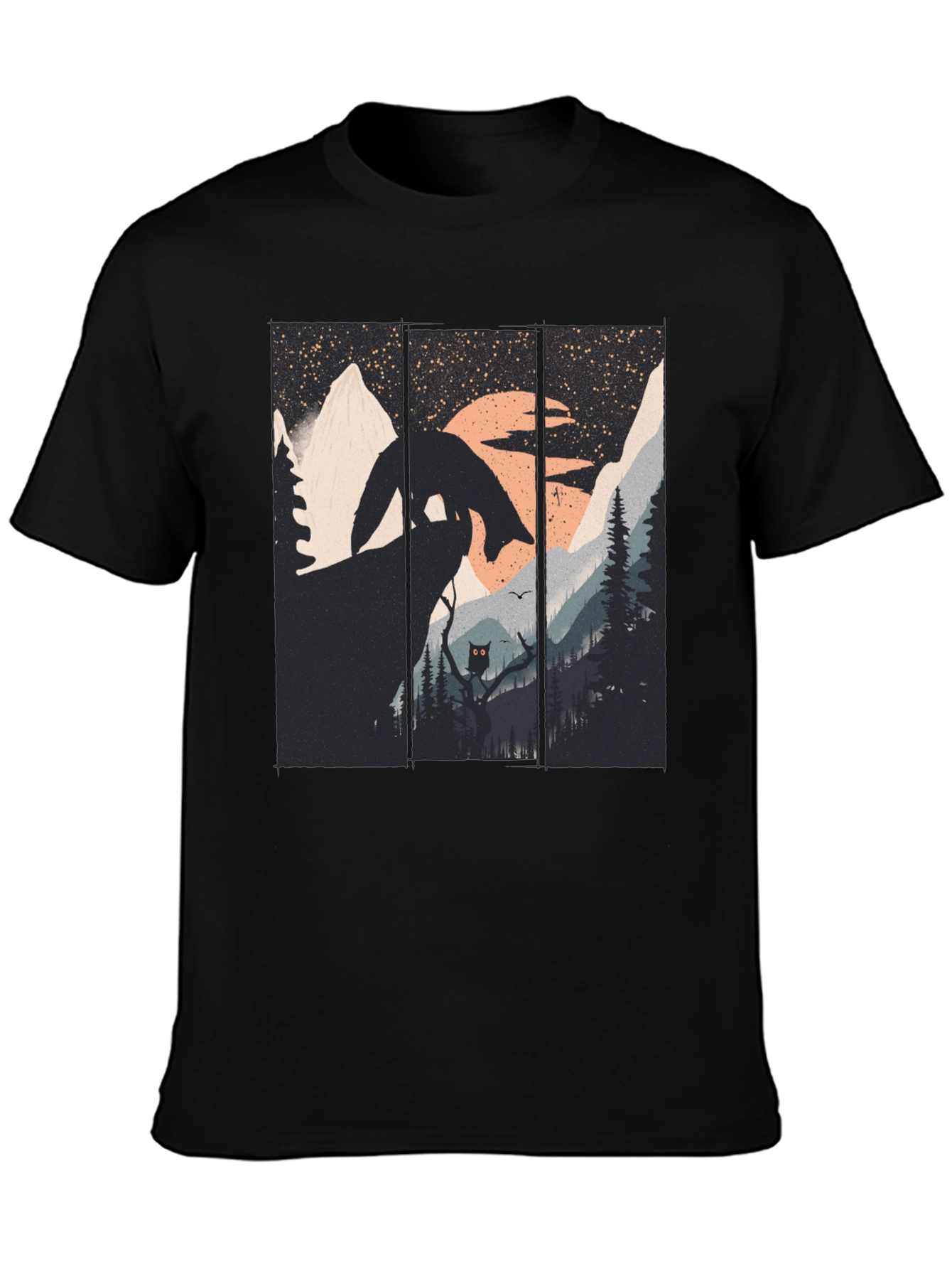 Nature Fox Graphic Tee - Unique Design