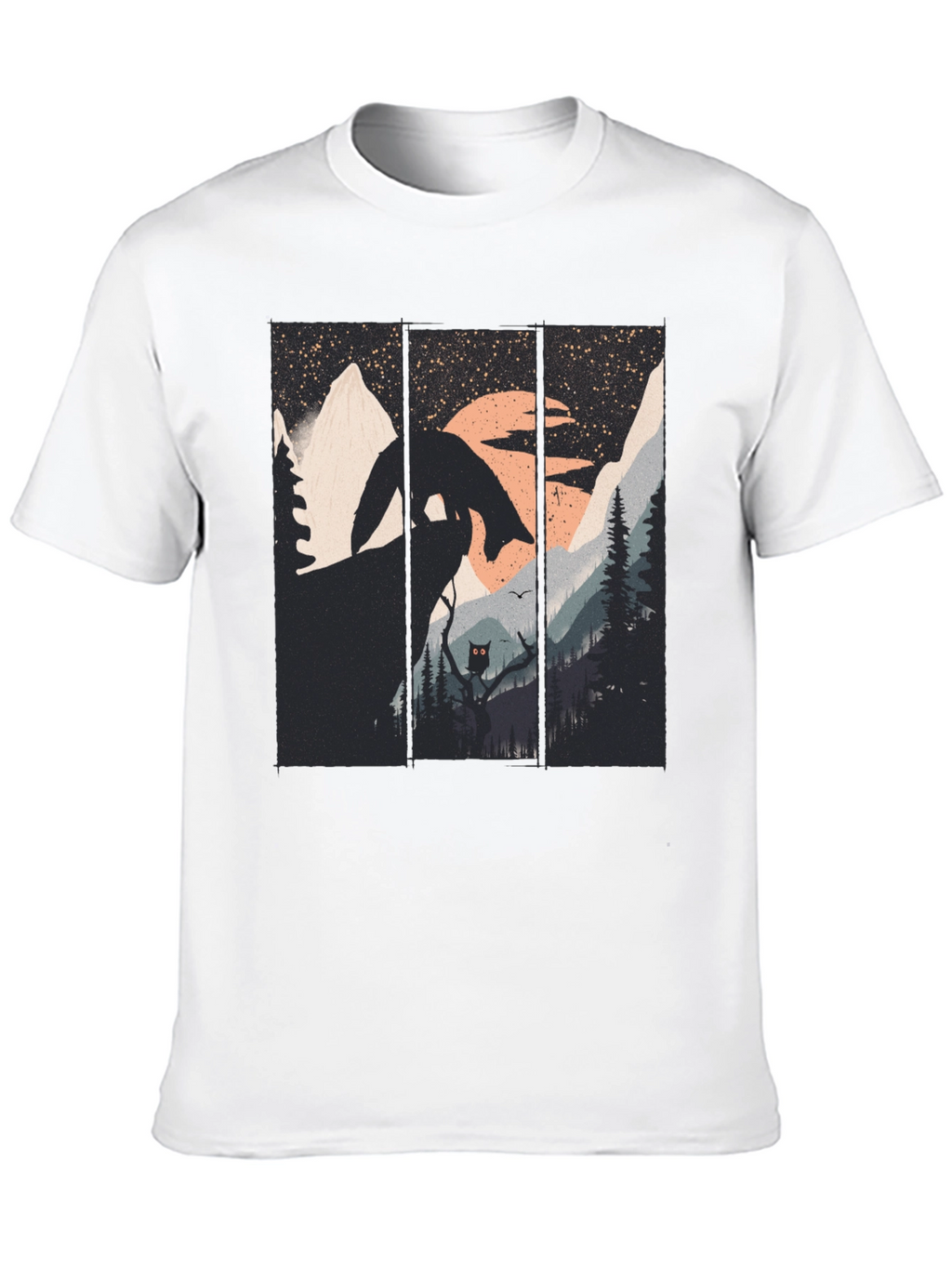 Nature Fox Graphic Tee - Unique Design