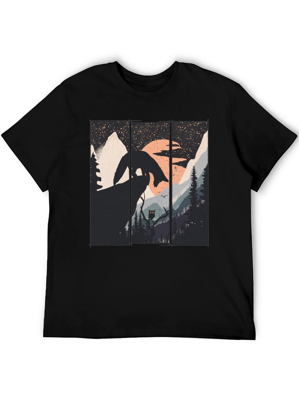 Nature Fox Graphic Tee - Unique Design