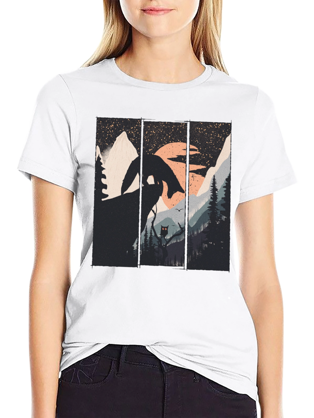 Nature Fox Graphic Tee - Unique Design