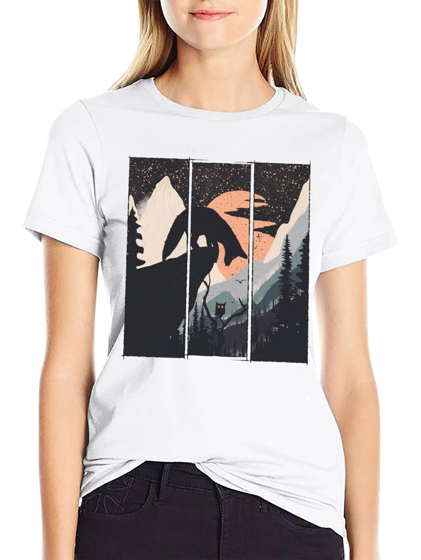 Nature Fox Graphic Tee - Unique Design
