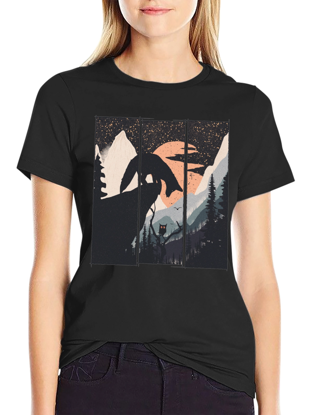 Nature Fox Graphic Tee - Unique Design
