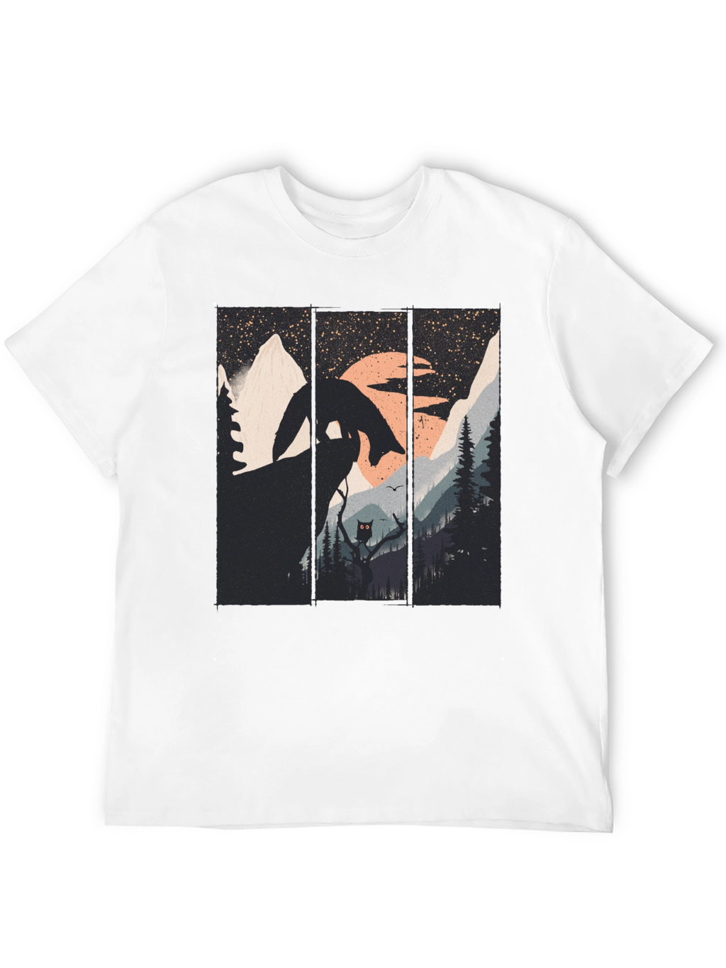 Nature Fox Graphic Tee - Unique Design