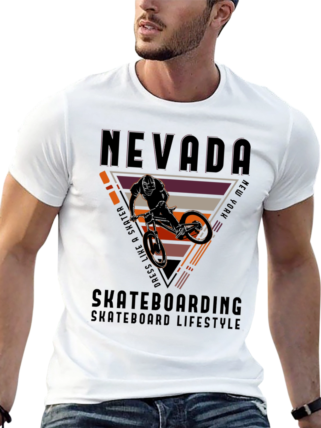 Nevada Skateboarding Graphic T-Shirt
