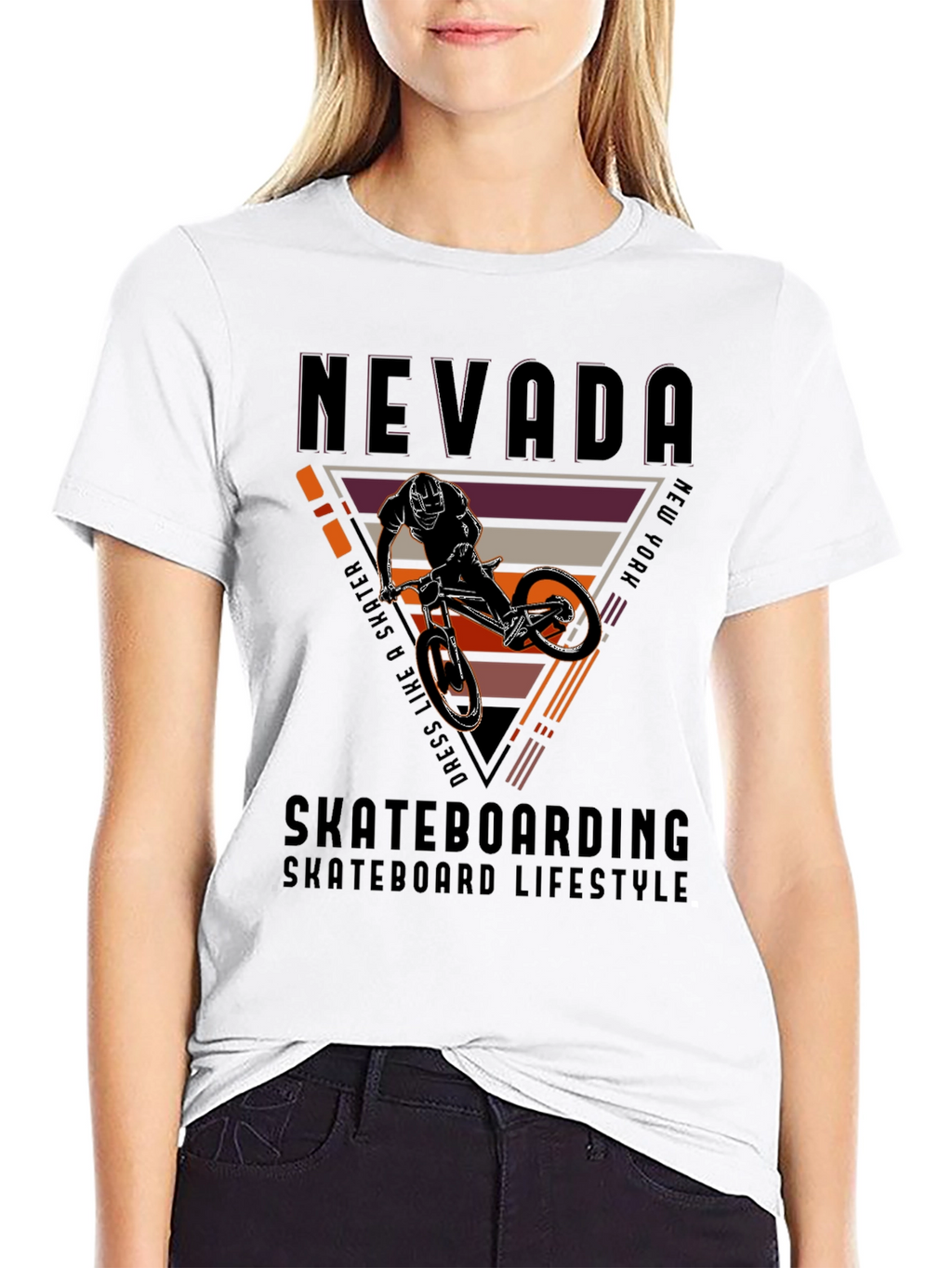 Nevada Skateboarding Graphic T-Shirt