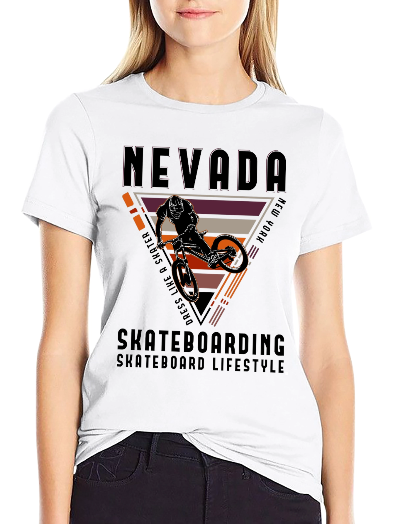 Nevada Skateboarding Graphic T-Shirt