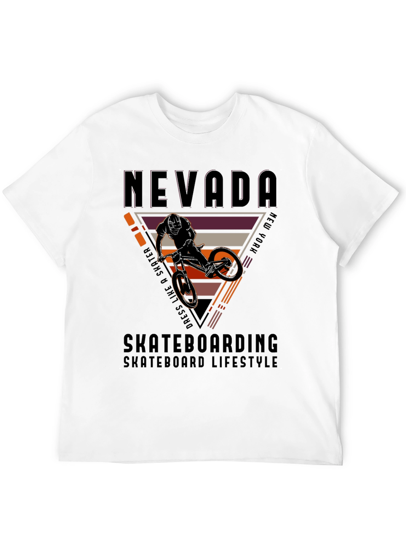 Nevada Skateboarding Graphic T-Shirt