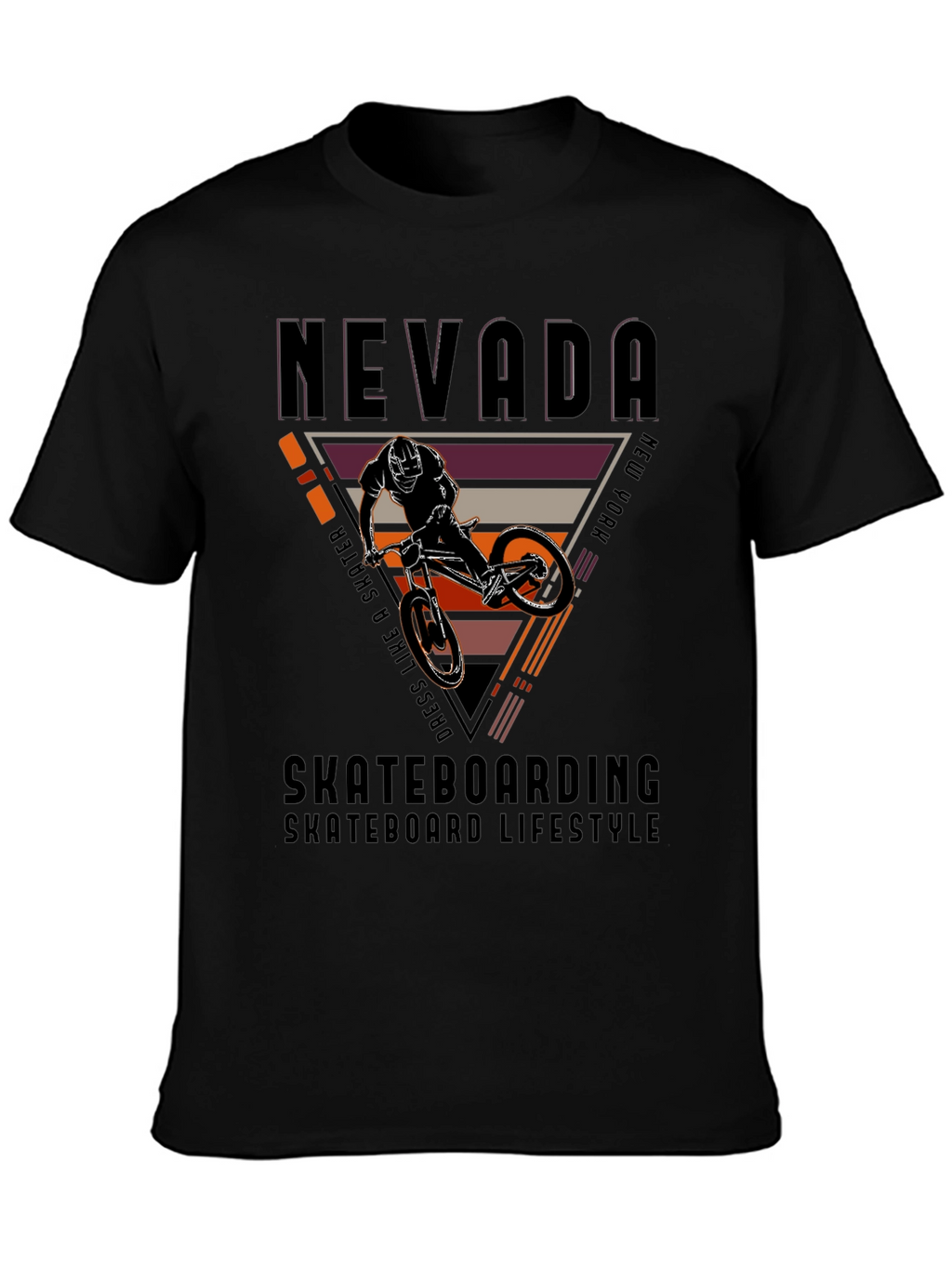 Nevada Skateboarding Graphic T-Shirt
