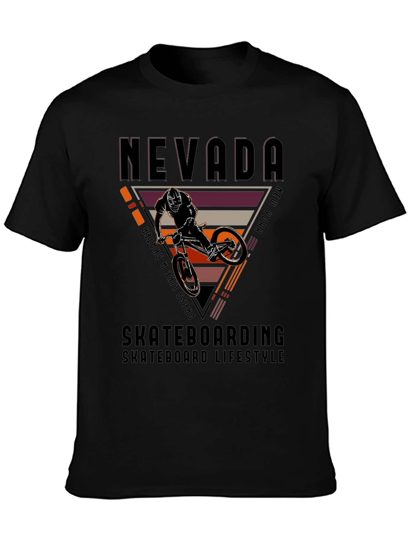 Nevada Skateboarding Graphic T-Shirt