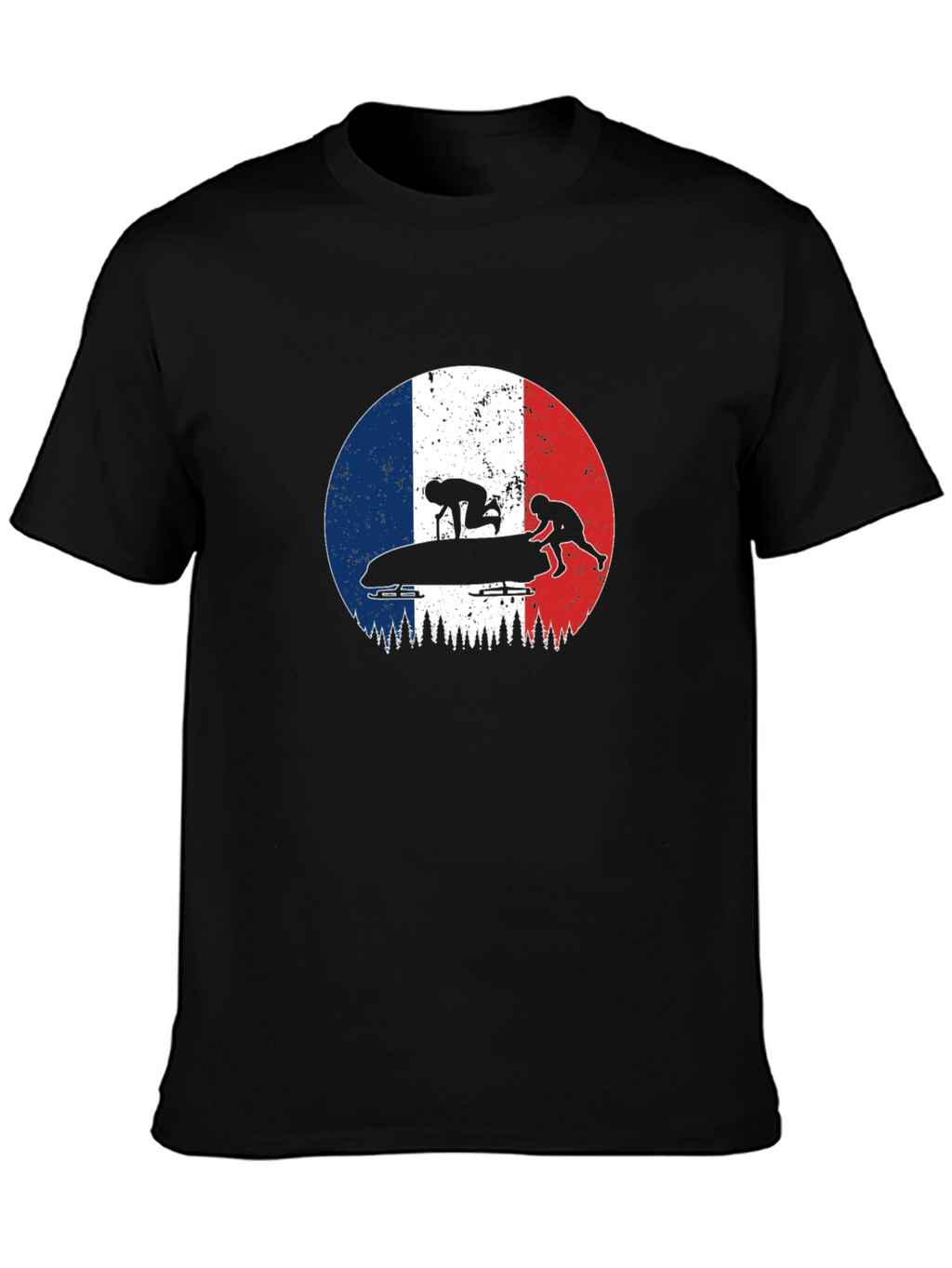 French Bobsled Team Graphic T-Shirt