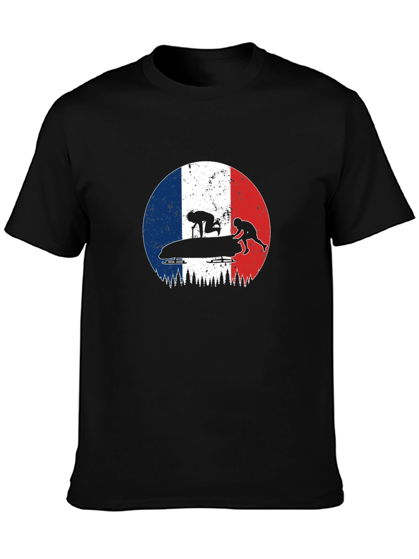 French Bobsled Team Graphic T-Shirt