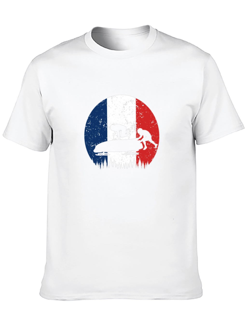 French Bobsled Team Graphic T-Shirt