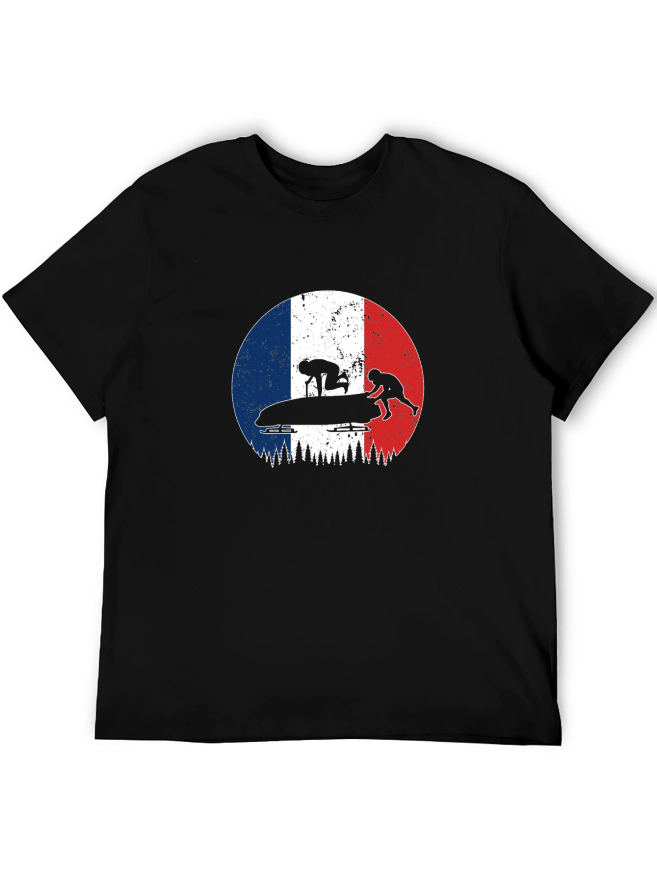French Bobsled Team Graphic T-Shirt