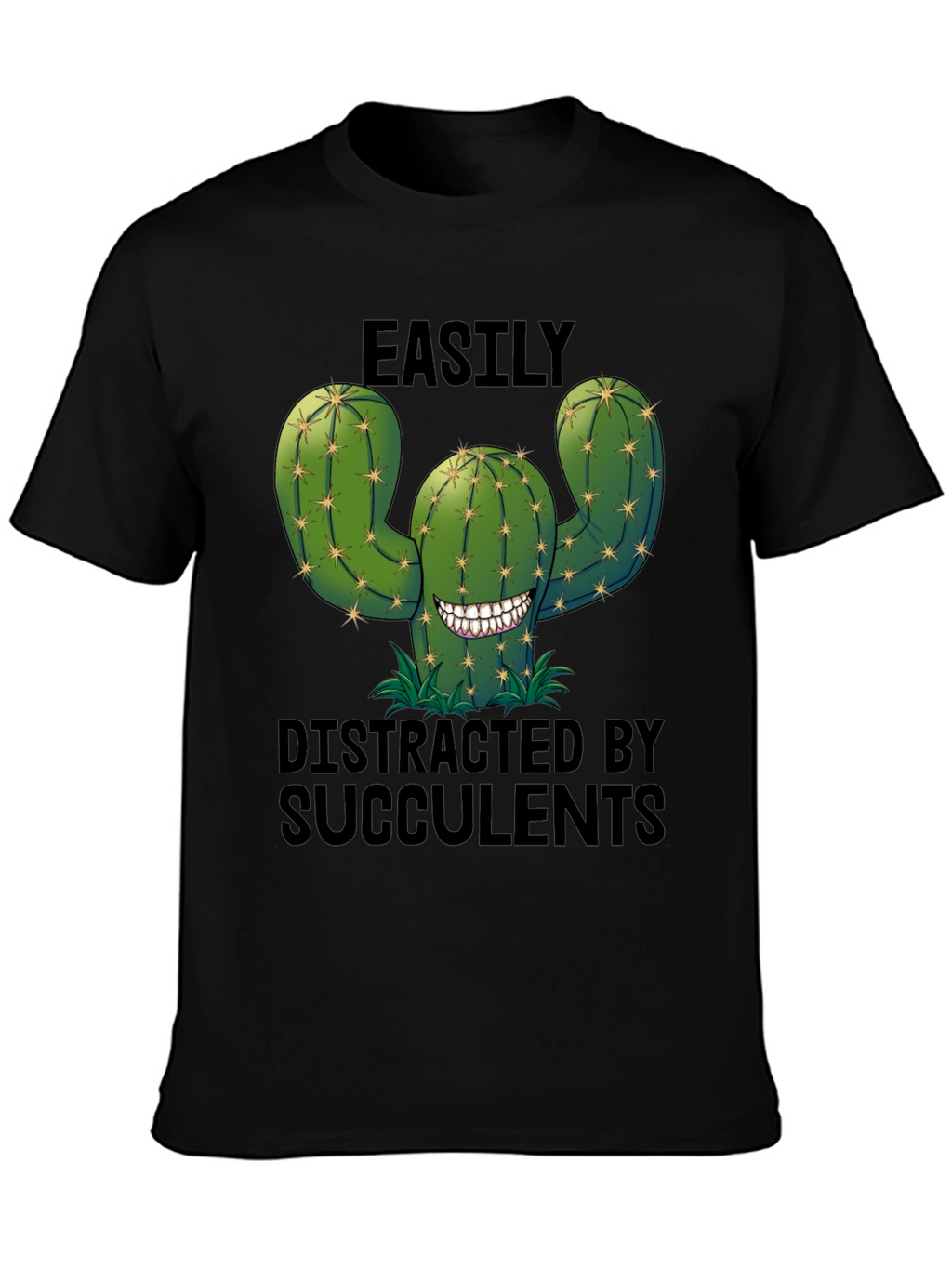 Easily Distracted by Succulents Graphic Tee