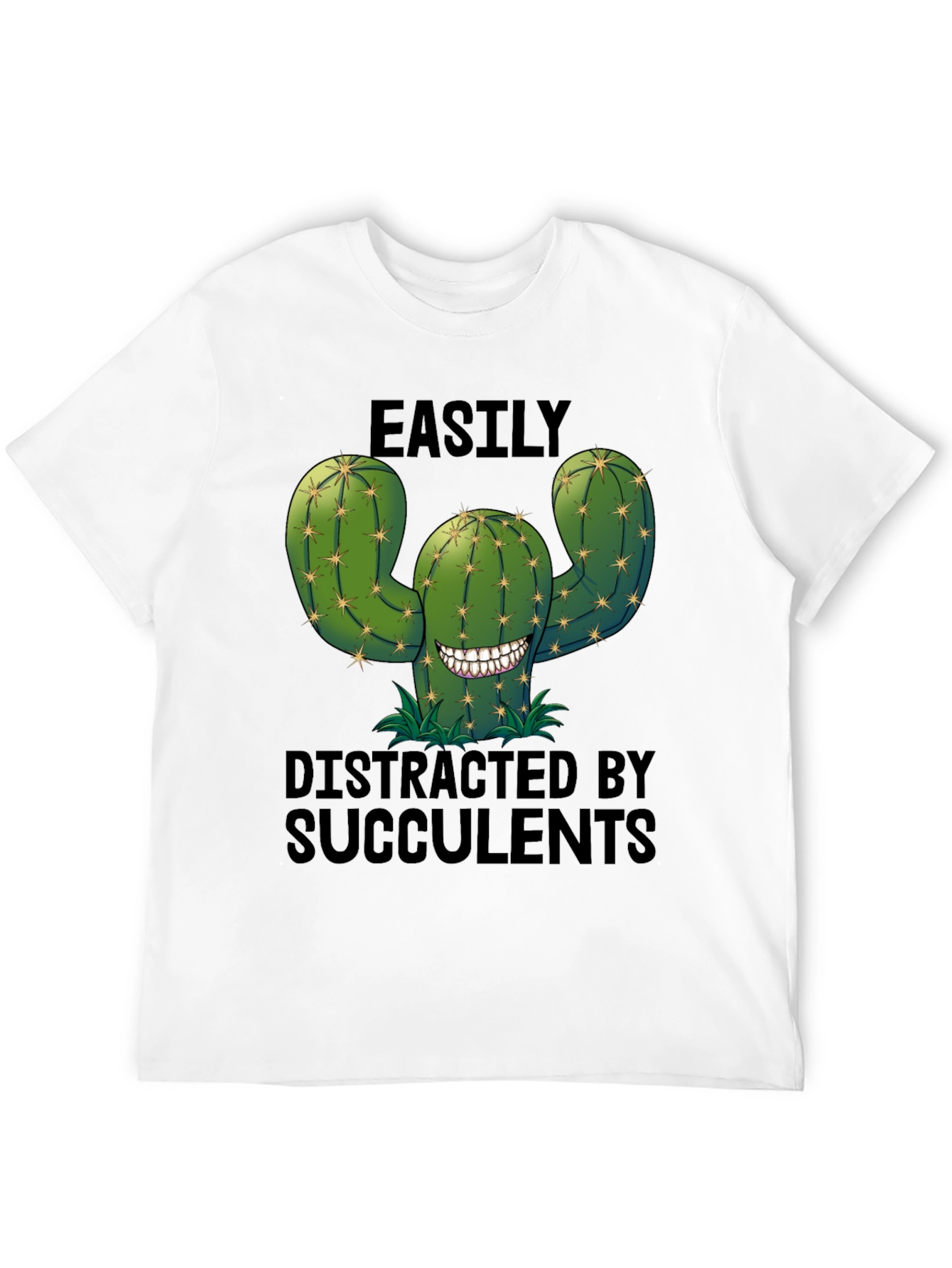 Easily Distracted by Succulents Graphic Tee