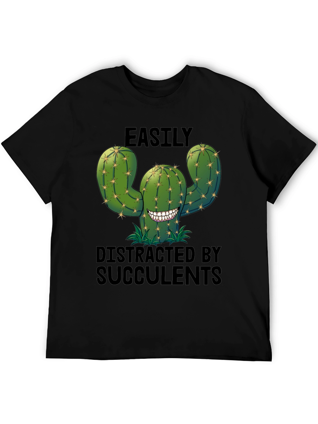 Easily Distracted by Succulents Graphic Tee