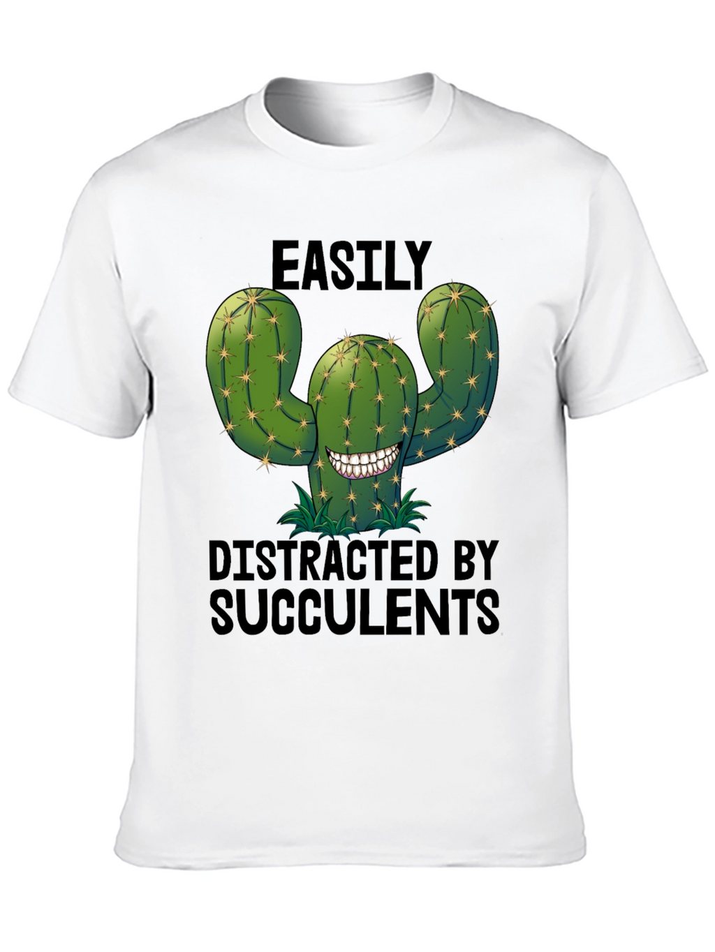 Easily Distracted by Succulents Graphic Tee