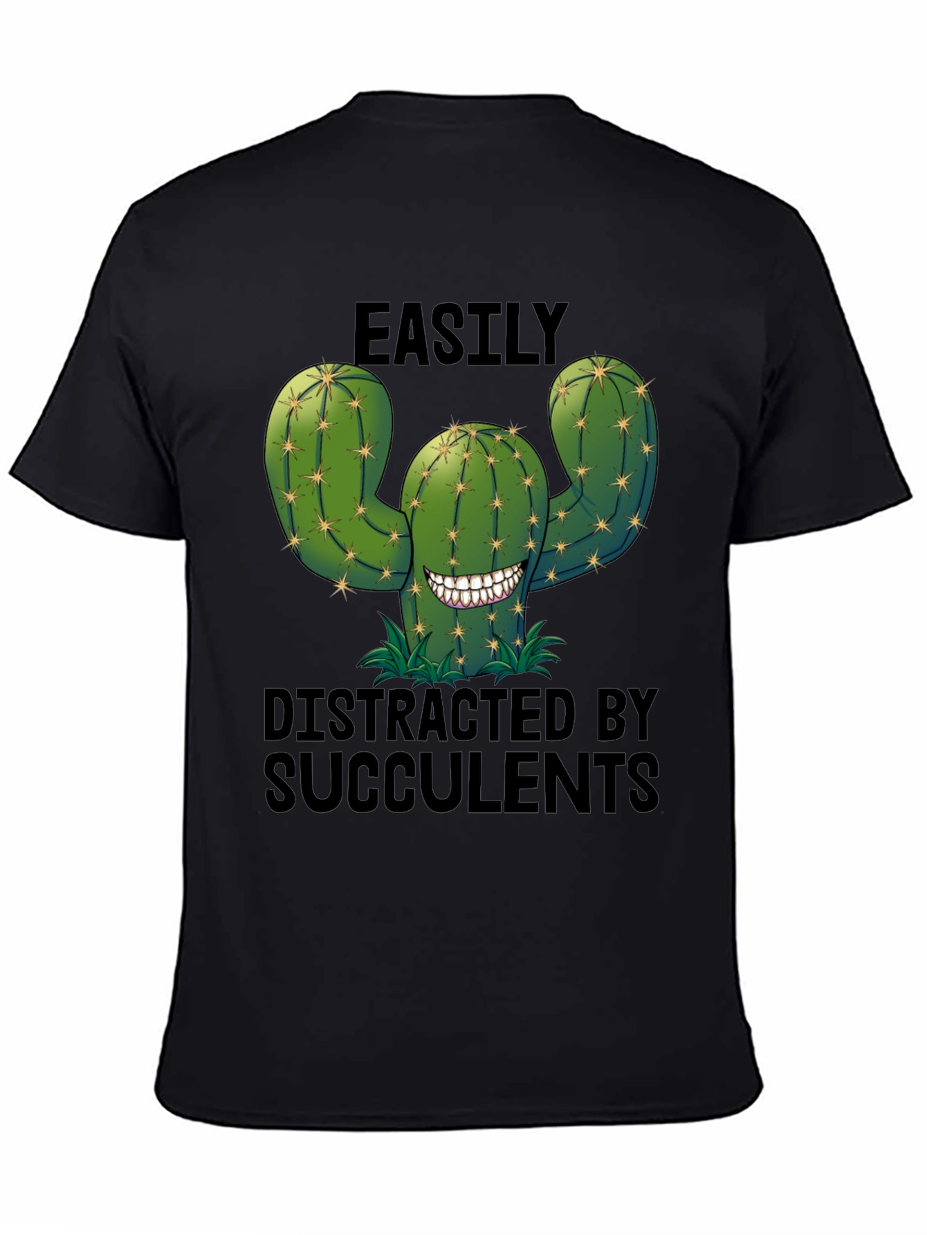 Easily Distracted by Succulents Graphic Tee