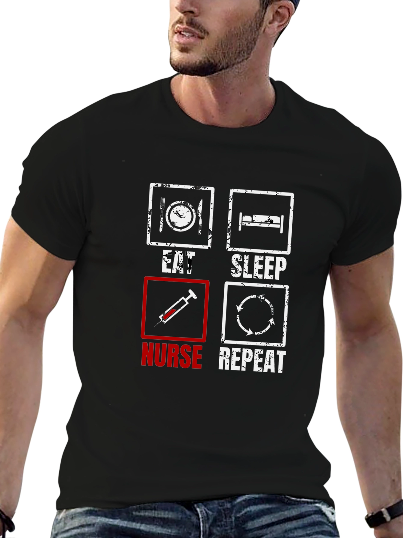 Eat Sleep Nurse Repeat T-Shirt