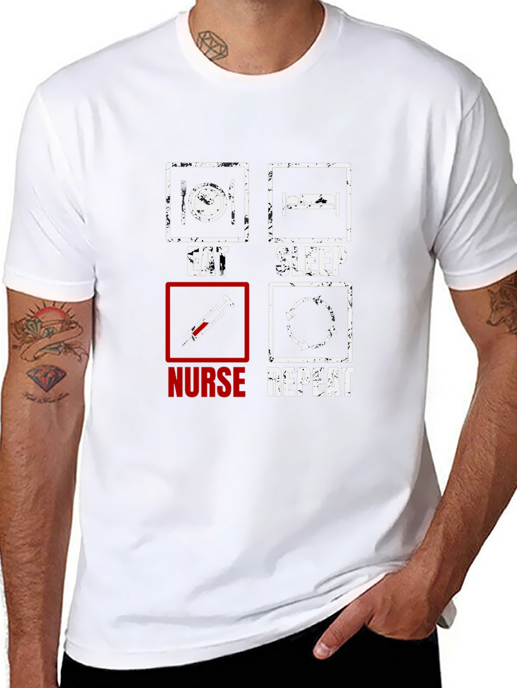 Eat Sleep Nurse Repeat T-Shirt