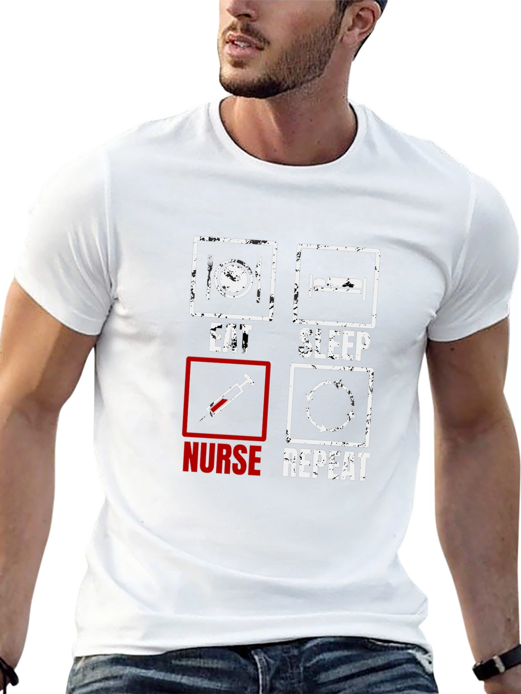 Eat Sleep Nurse Repeat T-Shirt