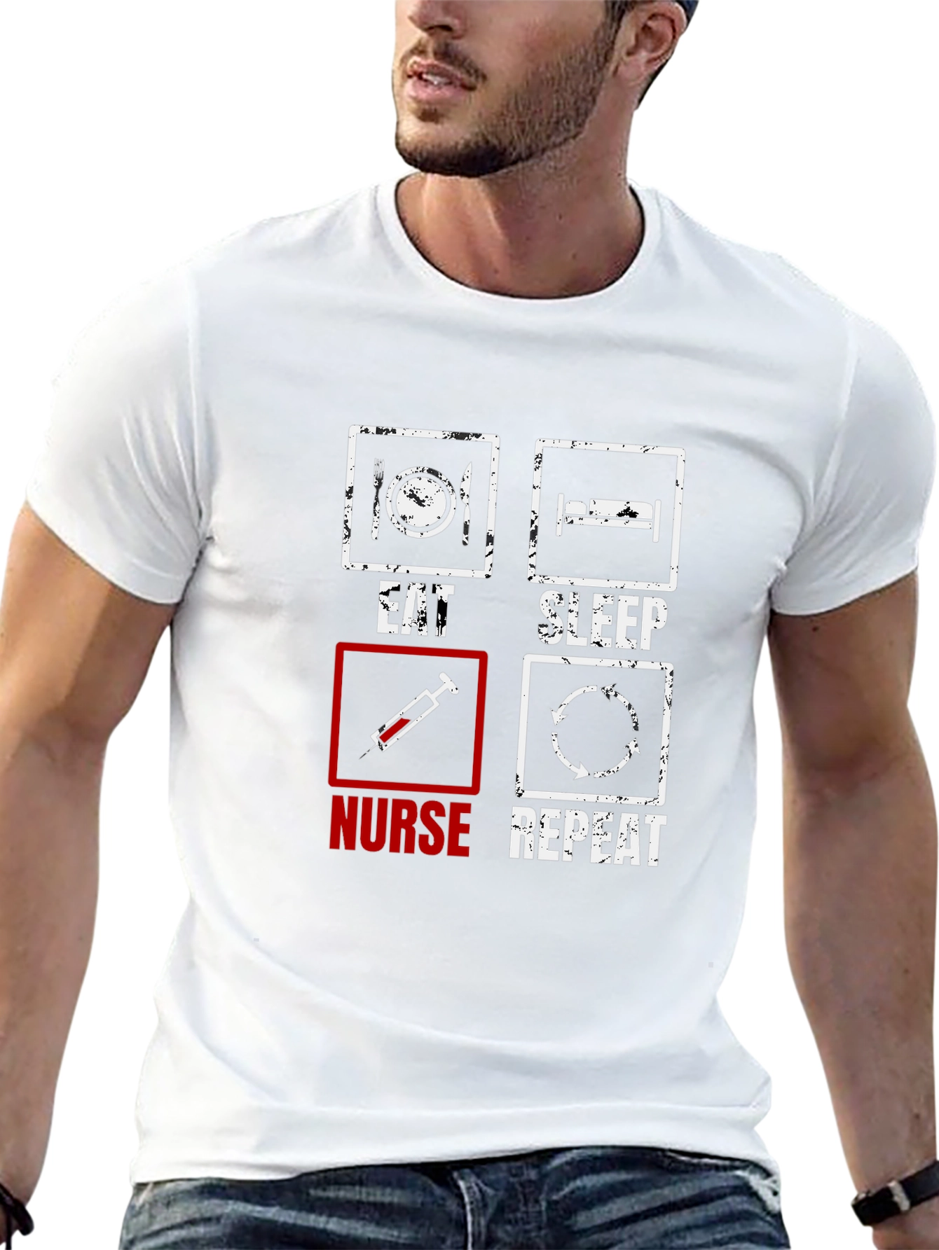 Eat Sleep Nurse Repeat T-Shirt