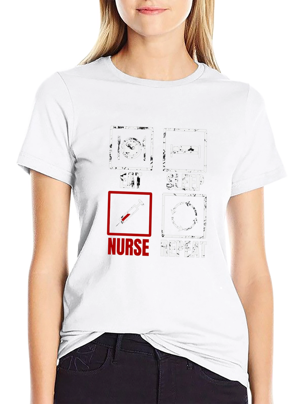 Eat Sleep Nurse Repeat T-Shirt