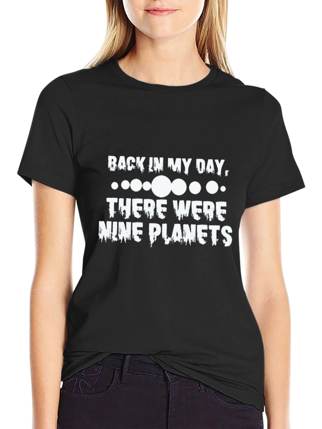 Nine Planets T-Shirt - Retro Space Design
