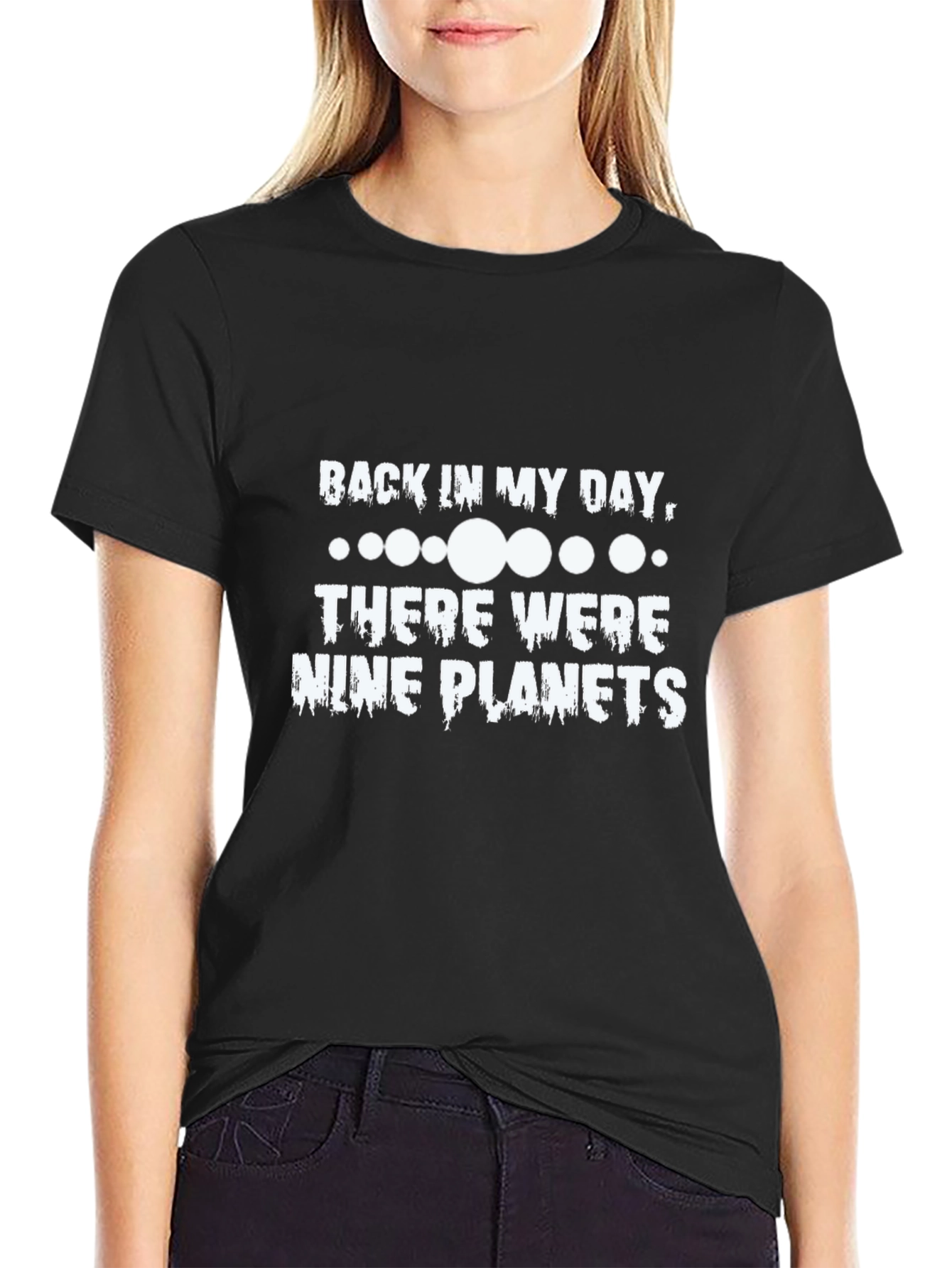 Nine Planets T-Shirt - Retro Space Design