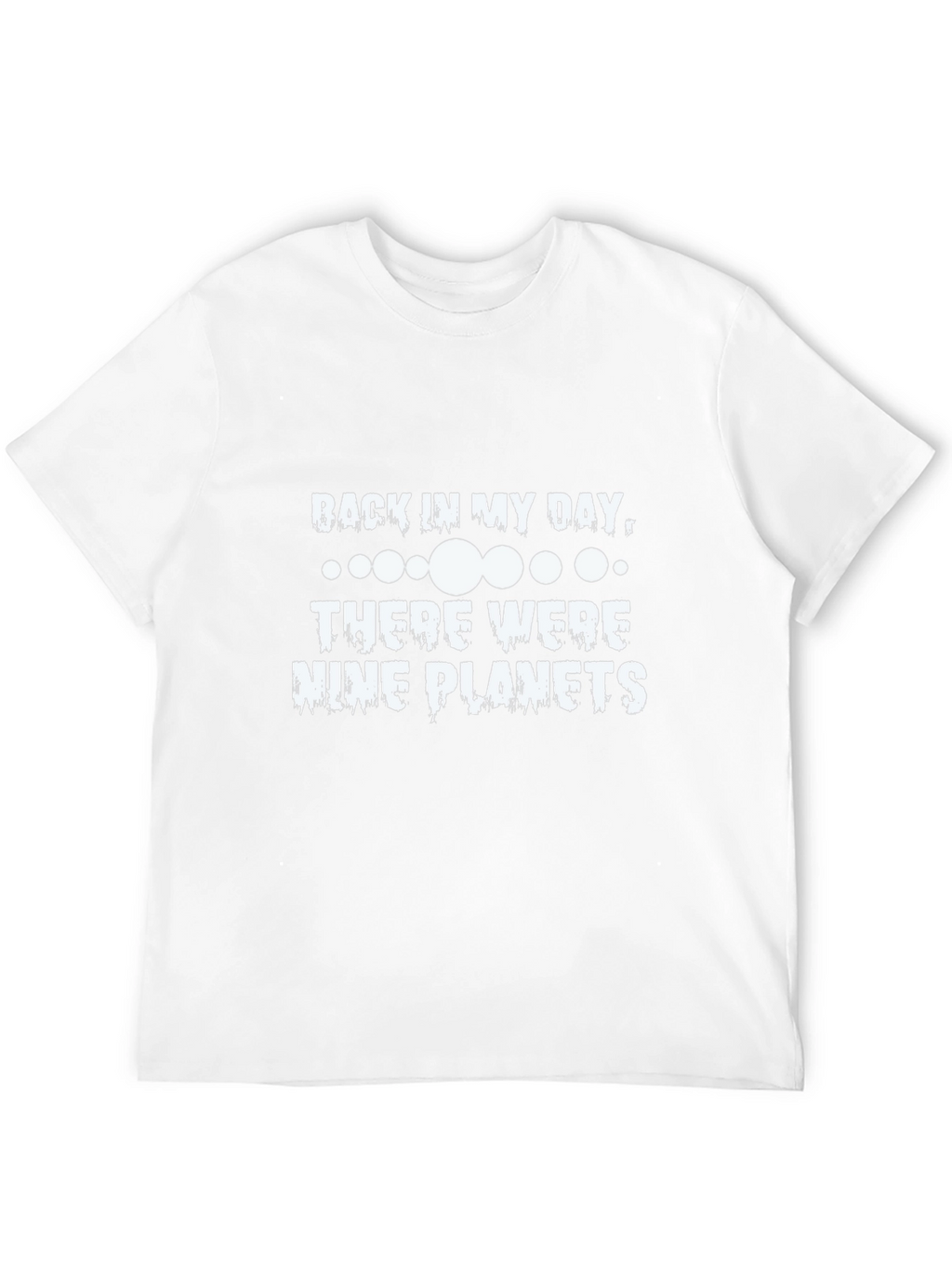 Nine Planets T-Shirt - Retro Space Design