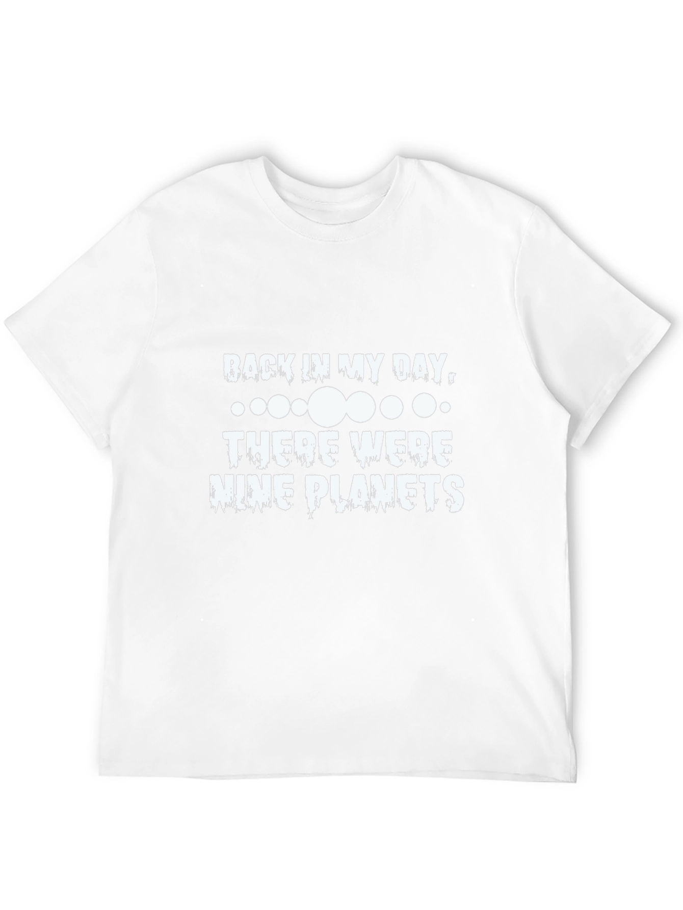 Nine Planets T-Shirt - Retro Space Design