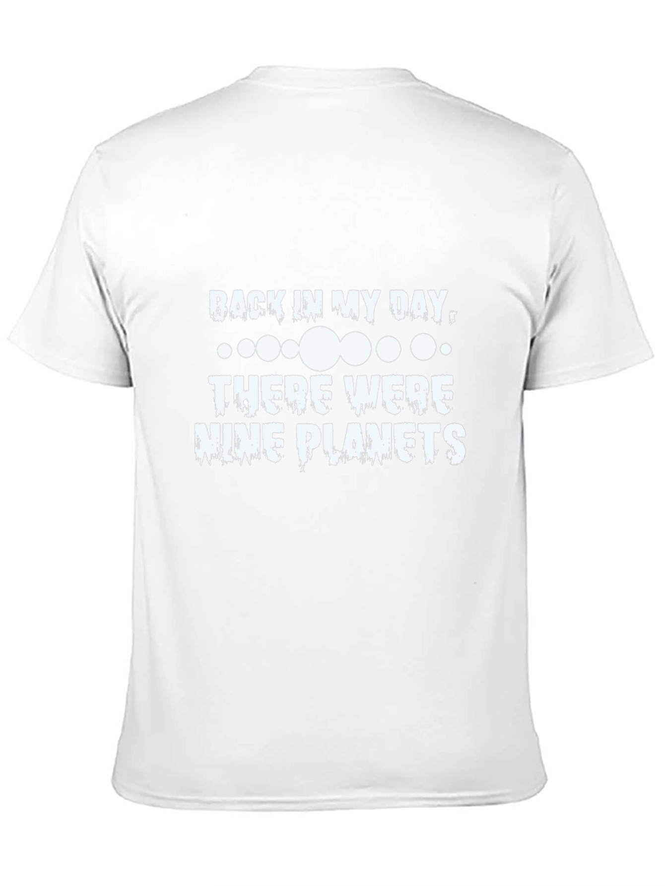 Nine Planets T-Shirt - Retro Space Design