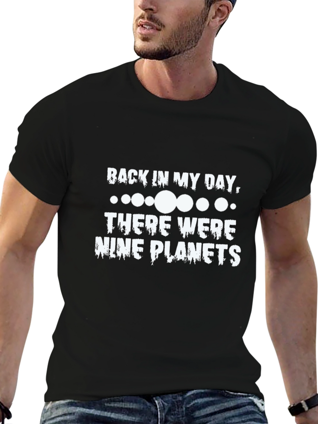 Nine Planets T-Shirt - Retro Space Design