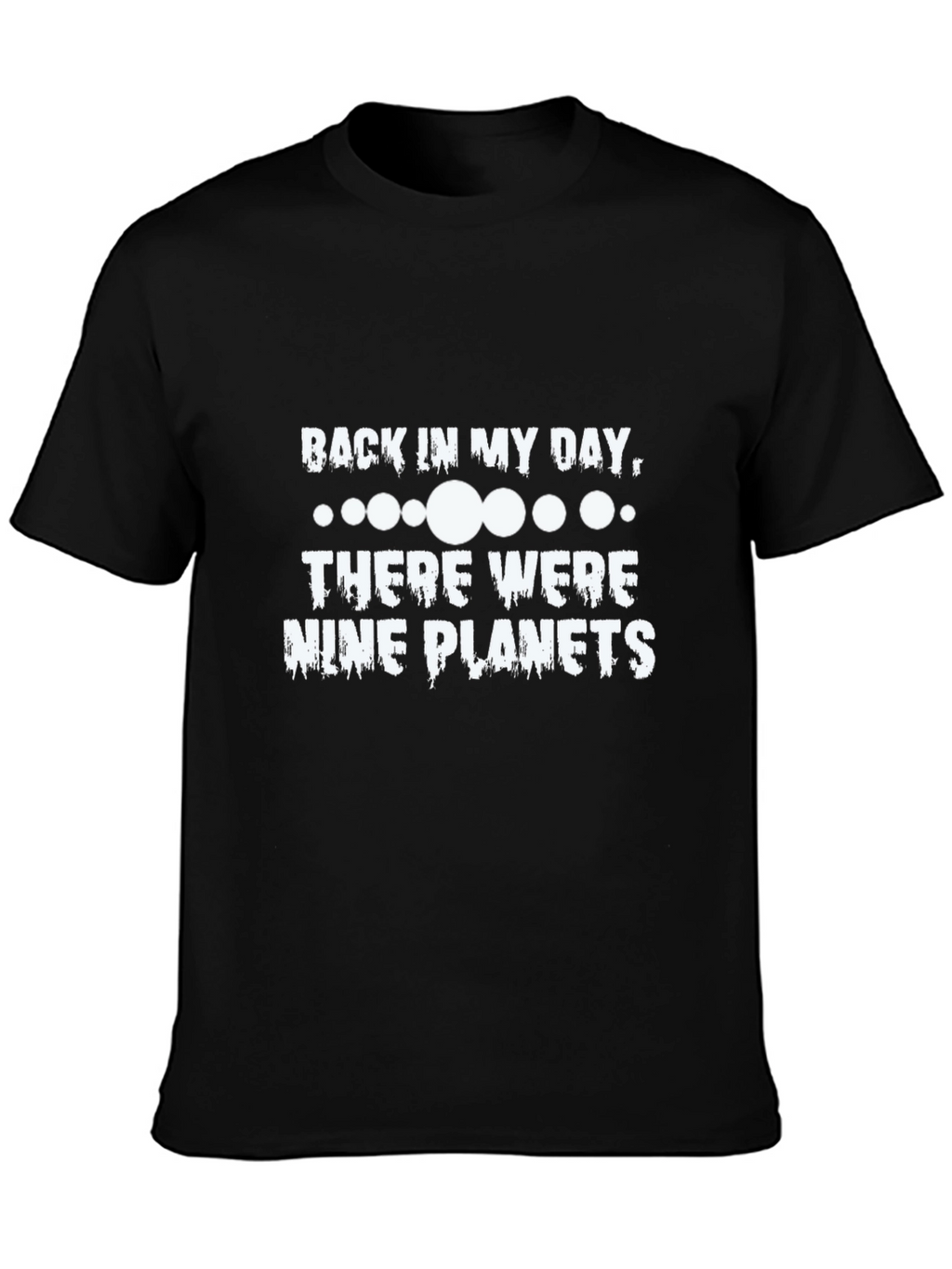 Nine Planets T-Shirt - Retro Space Design