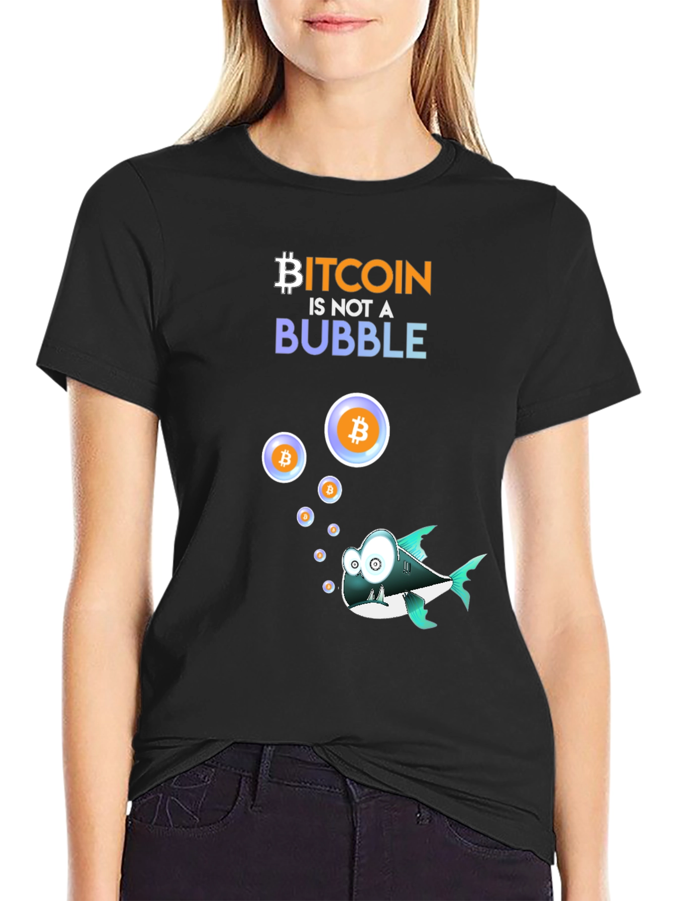 Bitcoin Bubble T-Shirt - Crypto Investor Tee