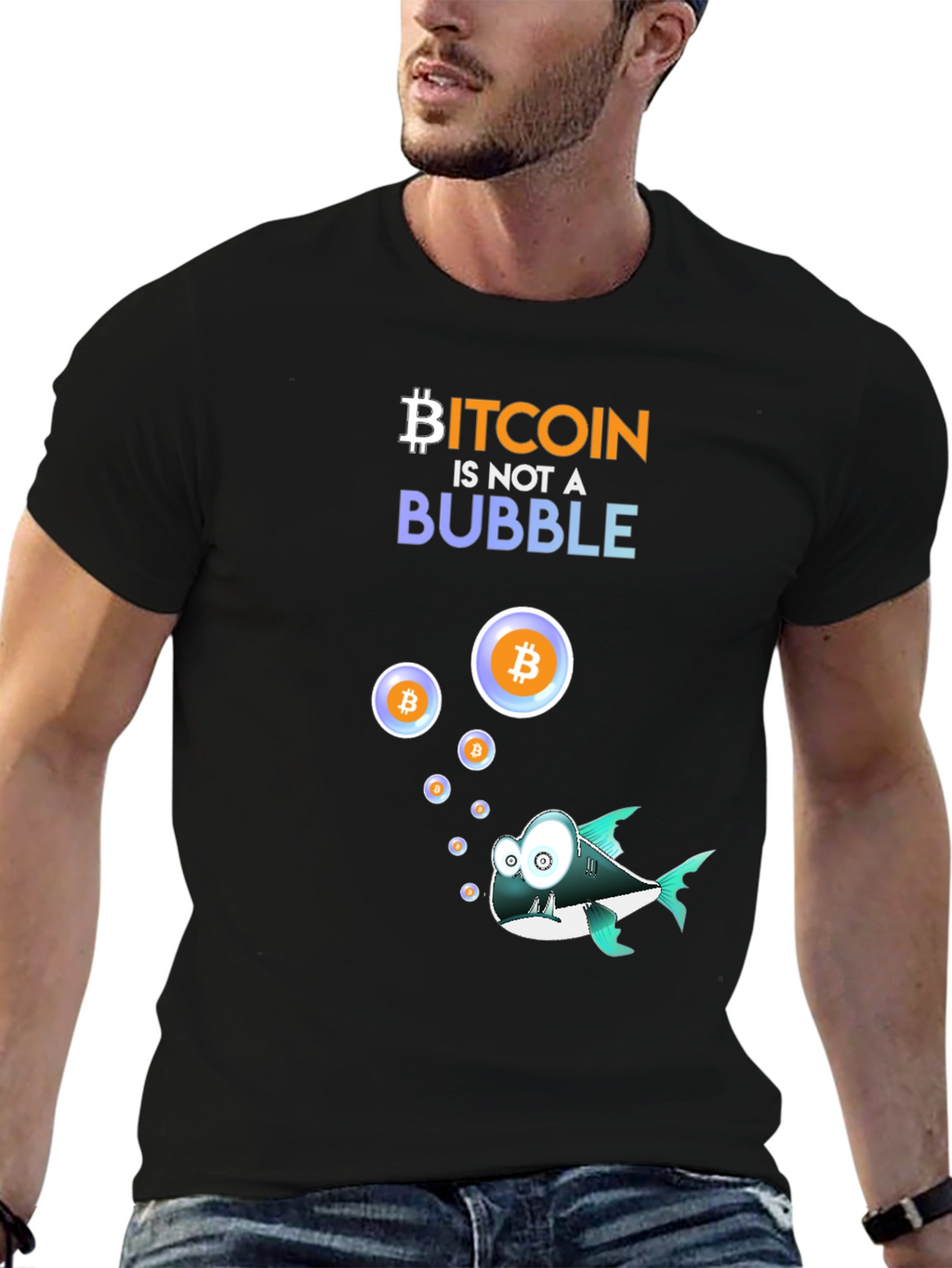 Bitcoin Bubble T-Shirt - Crypto Investor Tee