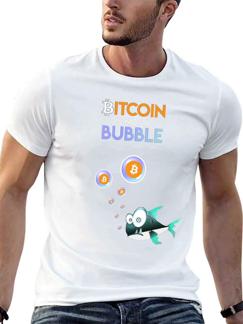 Bitcoin Bubble T-Shirt - Crypto Investor Tee