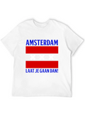Amsterdam T-Shirt with Flag Design
