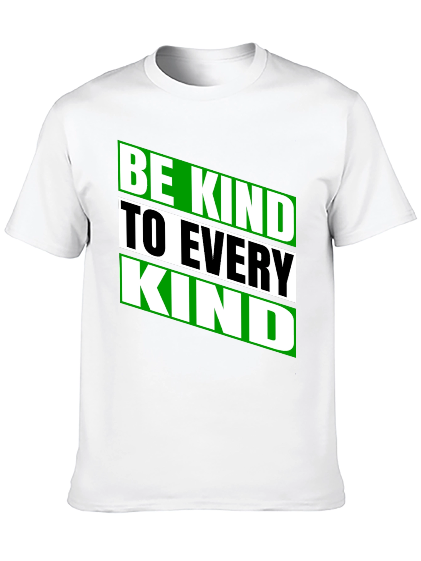 Be Kind to Every Kind Black Graphic Tee