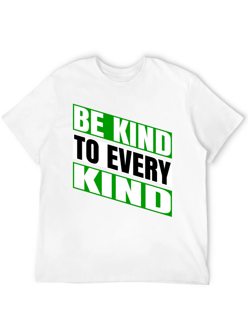 Be Kind to Every Kind Black Graphic Tee