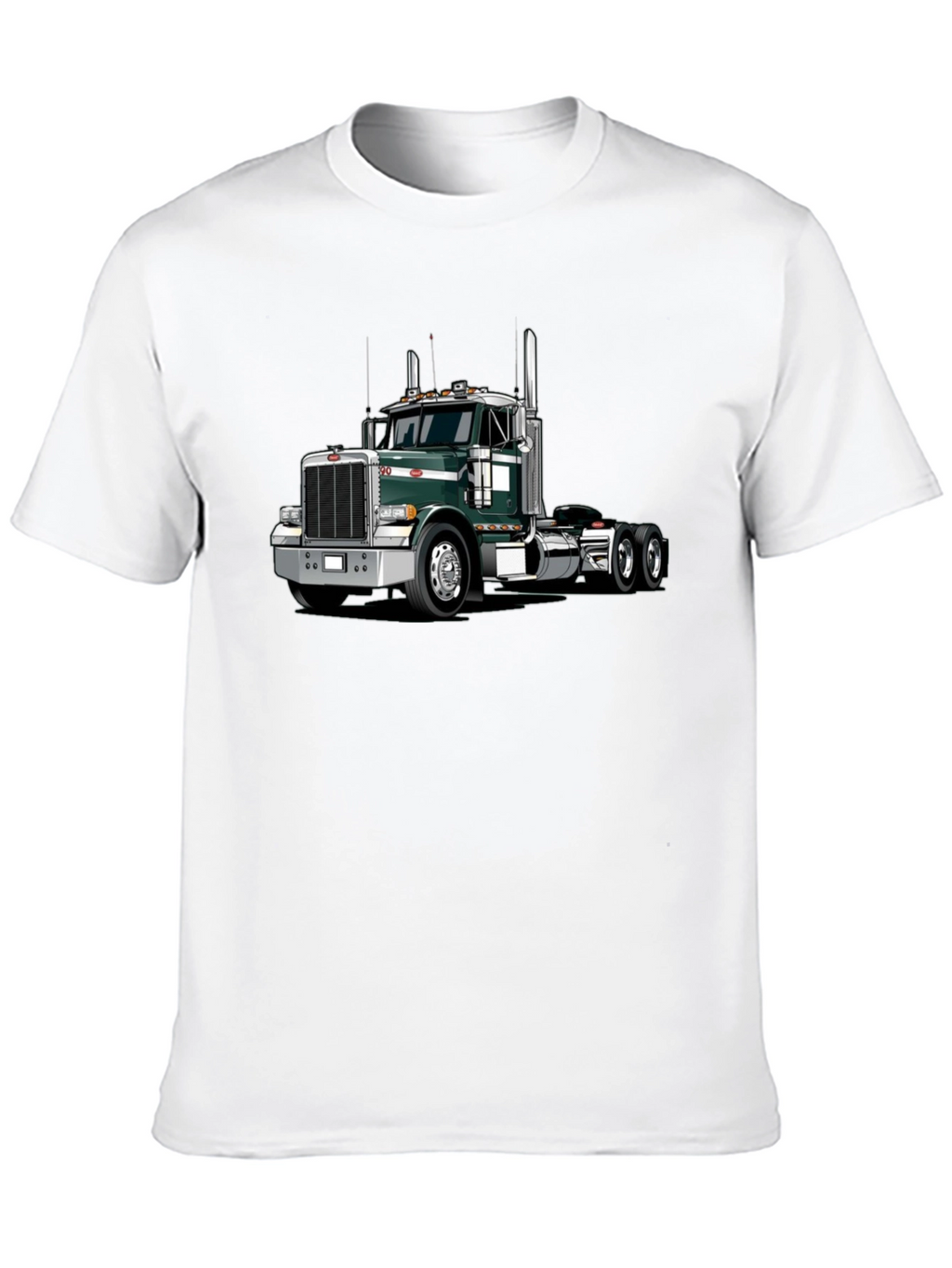 Trucker Style Black T-Shirt