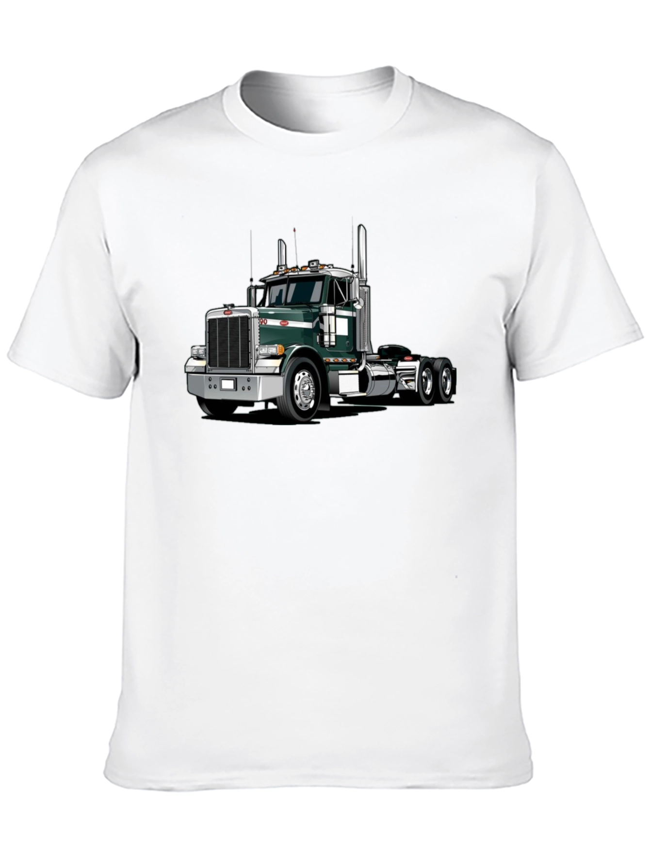 Trucker Style Black T-Shirt