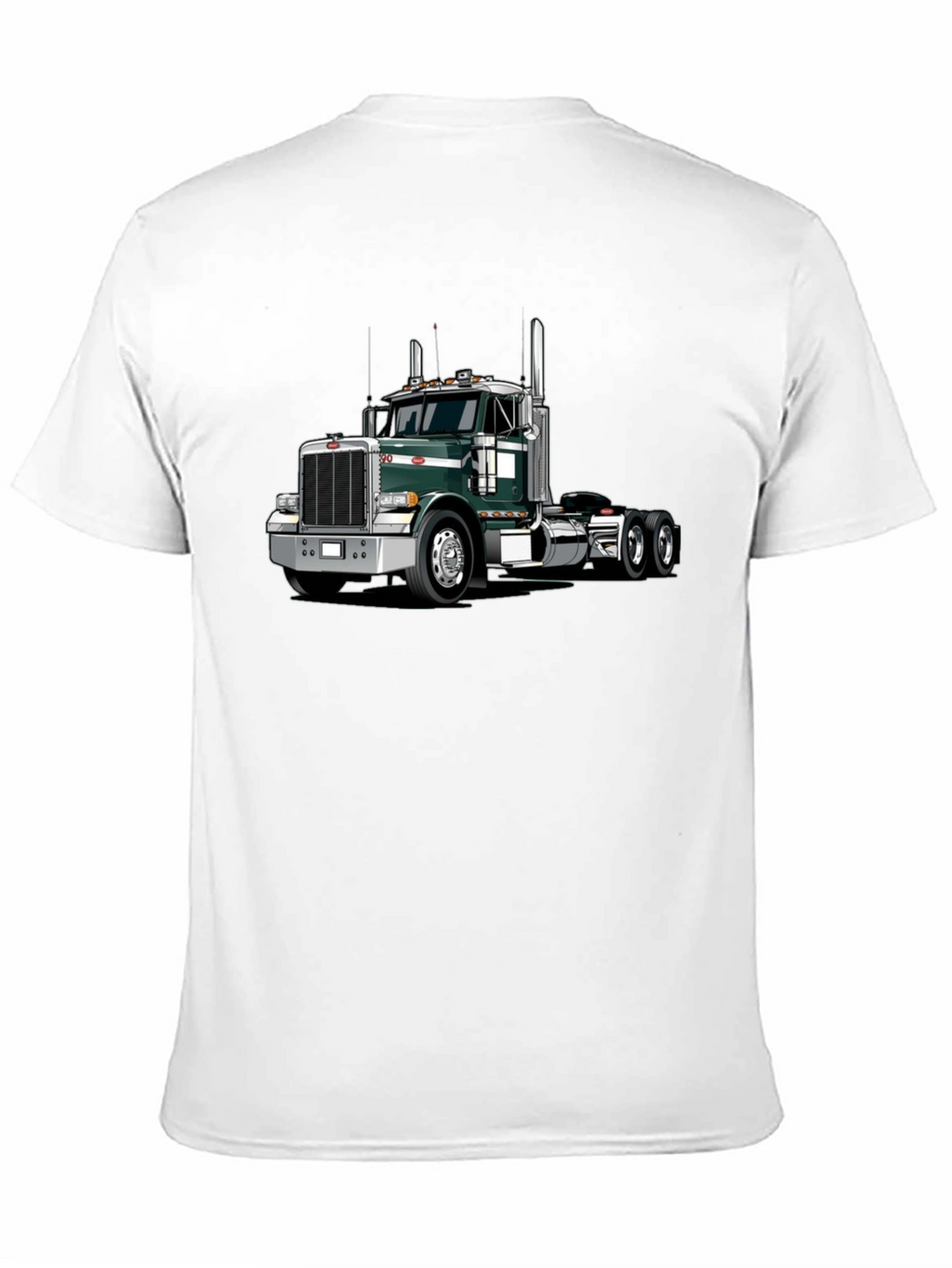 Trucker Style Black T-Shirt